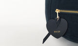 Valentine Floor Cushion (Round) with Heart - Navy & Gold | Little Connoisseur 