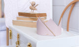 Personalised Kids Leather Crown - Blush & Gold