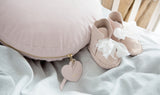 Personalised decorative cushions with Heart, Blush & Gold 