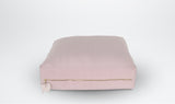 Personalised Floor Cushion with Heart adornment - Blush & Gold 